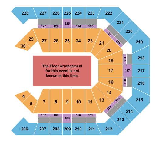 MGM Grand Garden Arena Premier Boxing Champions Seating Chart
